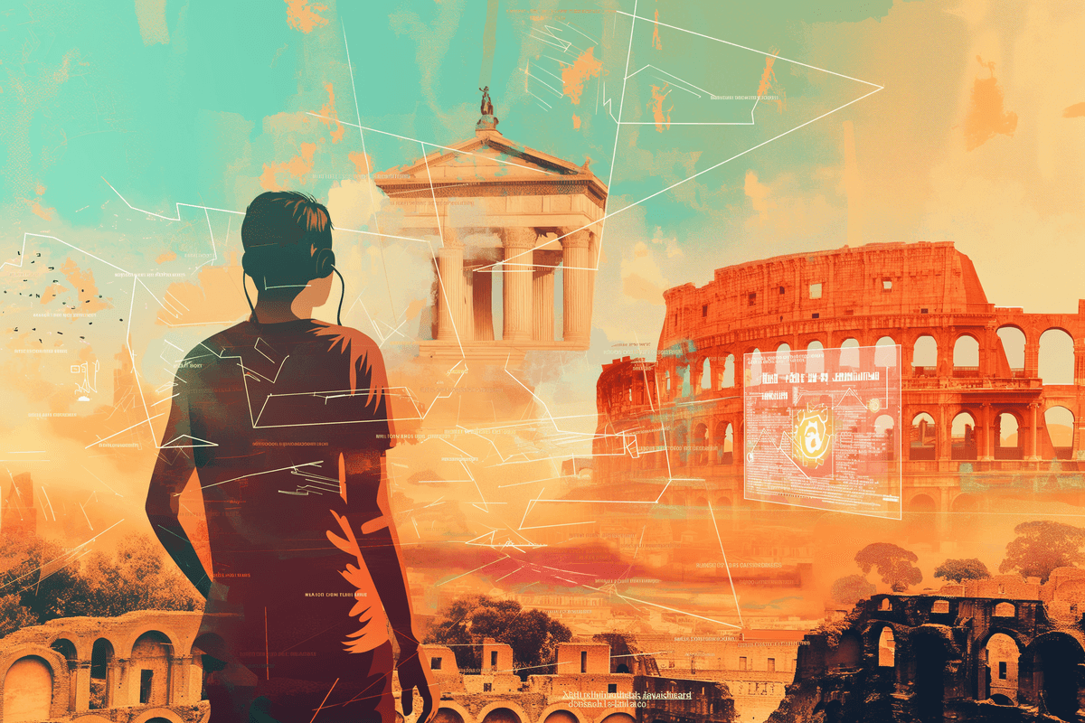 Travelers exploring with Odisea